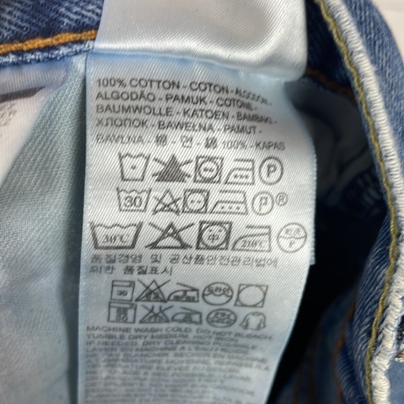 Vintage Levi’s 505 Dark Wash Straight Leg Jeans 31 - Picture 9 of 11